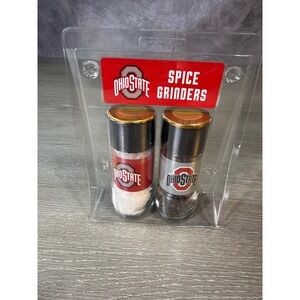 Ohio State Buckeyes Spice Grinder Set Salt Shakers NCAA Fan Gift